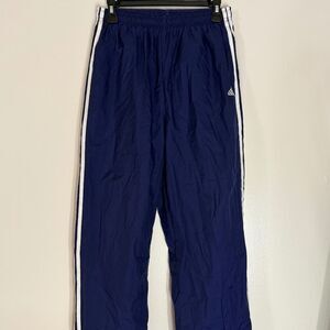 Vintage Adidas Navy Blue Wind Breaker Pants
